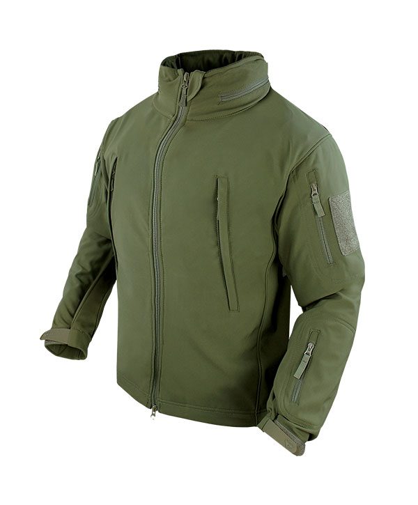 SUMMIT SOFTSHELL – מעיל ירוק/שחור/אפור, מדים טקטיים